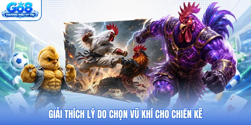 Giải thích lý do chọn vũ khí cho chiến kê