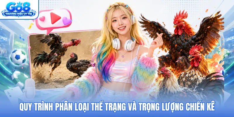 Quy trình phân loại thể trạng và trọng lượng chiến kê