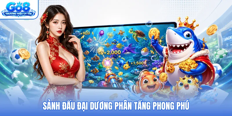 Sảnh đấu đại dương phân tầng phong phú Sảnh đấu đại dương phân tầng phong phú