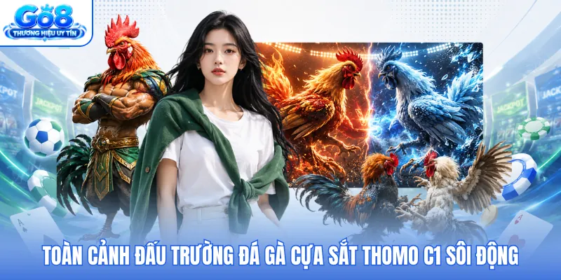 Toàn cảnh đấu trường đá gà cựa sắt Thomo C1 sôi động